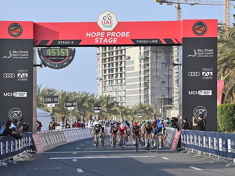 Ireland’s Sam Bennett claims win on Hope Probe Stage of UAE Tour on Marjan Island
