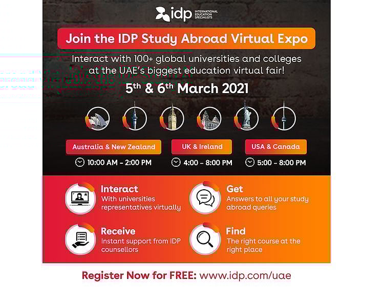 Join this virtual higher education fair on March 5 and 6