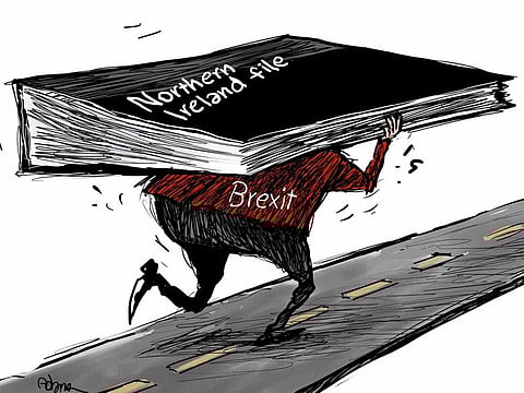 Northern Ireland has remained part of the EU's single market 