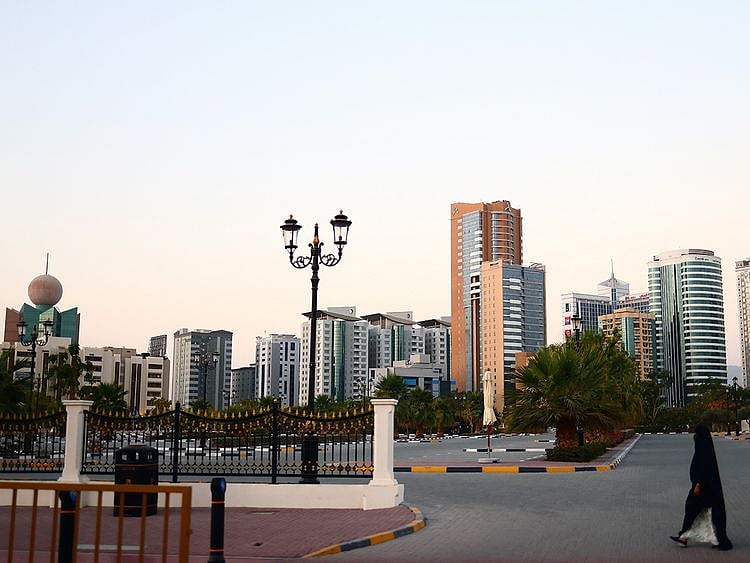 Stock Fujairah skyline