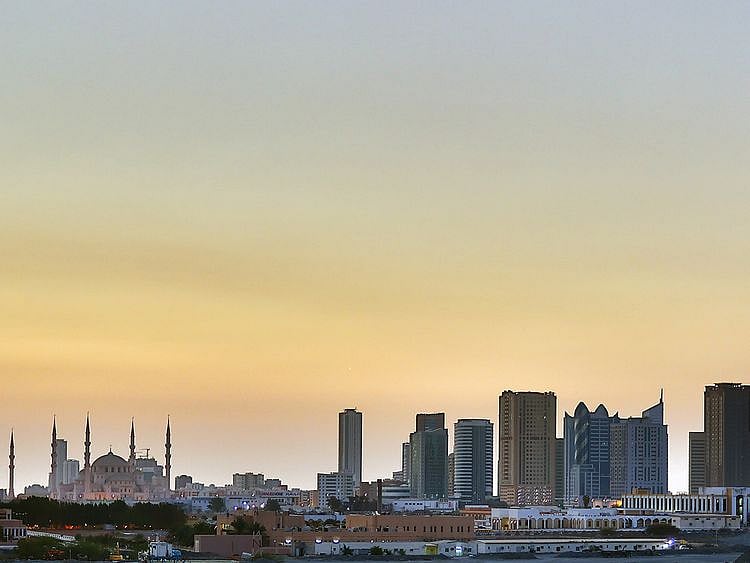 Stock Fujairah skyline