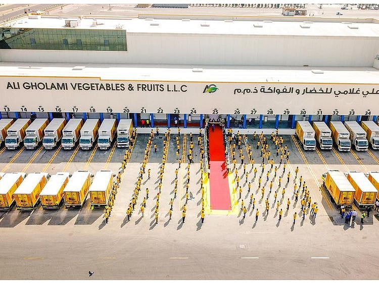 The Ali Gholami warehouse in Ras Al Khor