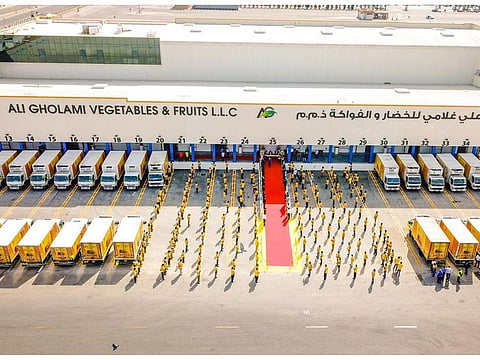 The Ali Gholami warehouse in Ras Al Khor