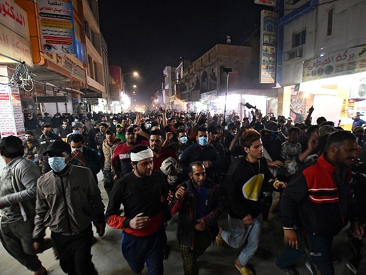 Anti-government protesters