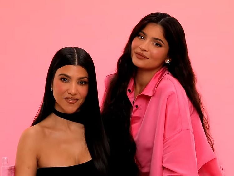 Kourtney Kardashian and Kylie Jenner