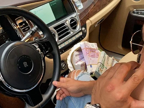 The fake euros were made for the defendant from a copy print shop in Dubai.