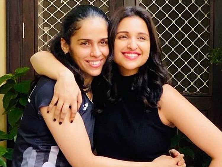 Saina Nehwal and Parineeti Chopra