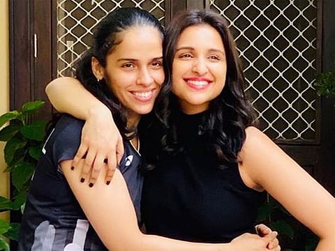 Saina Nehwal and Parineeti Chopra