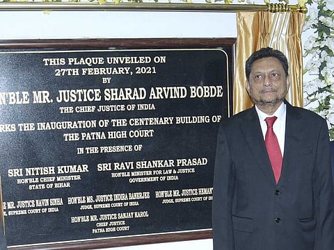 Chief Justice of India Justice Sharad Arvind Bobde