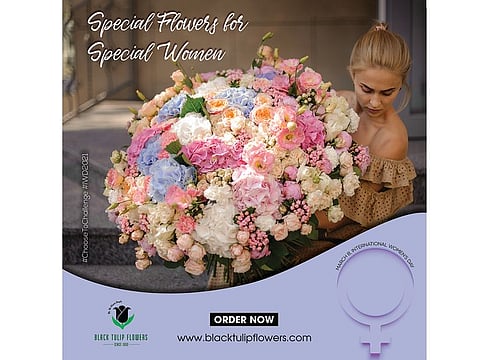 Black Tulip Flowers celebrates Women's Day