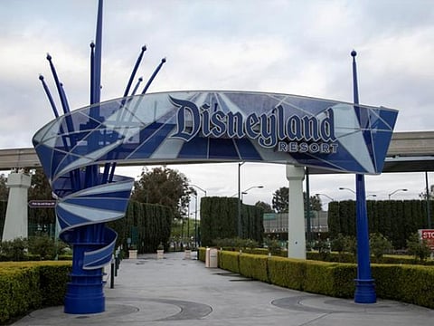 Walt Disney Co's Disneyland and California Adventure theme parks in Southern California have been closed due to the global outbreak of coronavirus in Anaheim, California, U.S. But, they could be opening again in April.