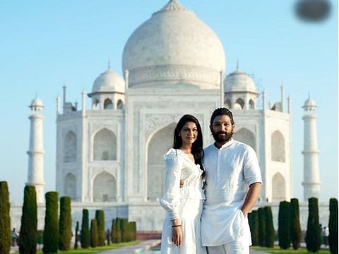 Allu Arjun with wife Sneha Reddy