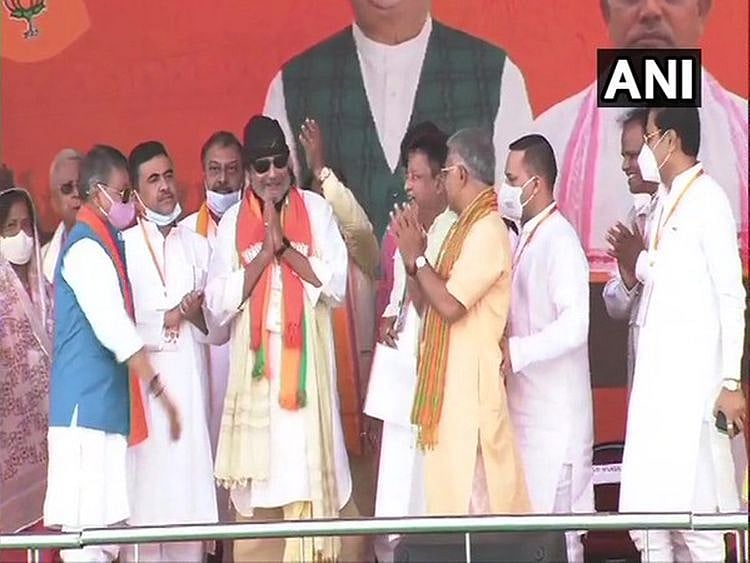 Mithun Chakraborty at Modi rally