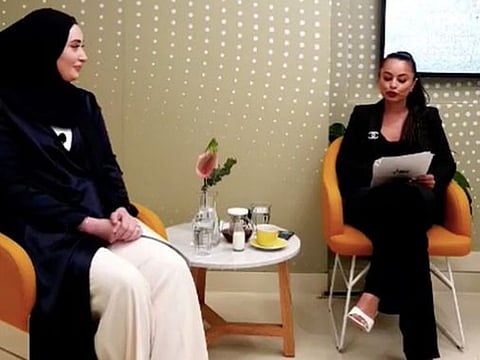 Maz Hakim, forum moderator, and Mariam Al Samadi, founder of DXBWomen.