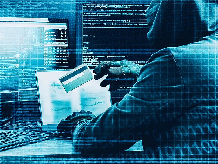 Stock cyber crime hacking