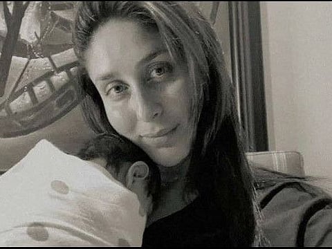 Kareena Kapoor Khan with her second child.
