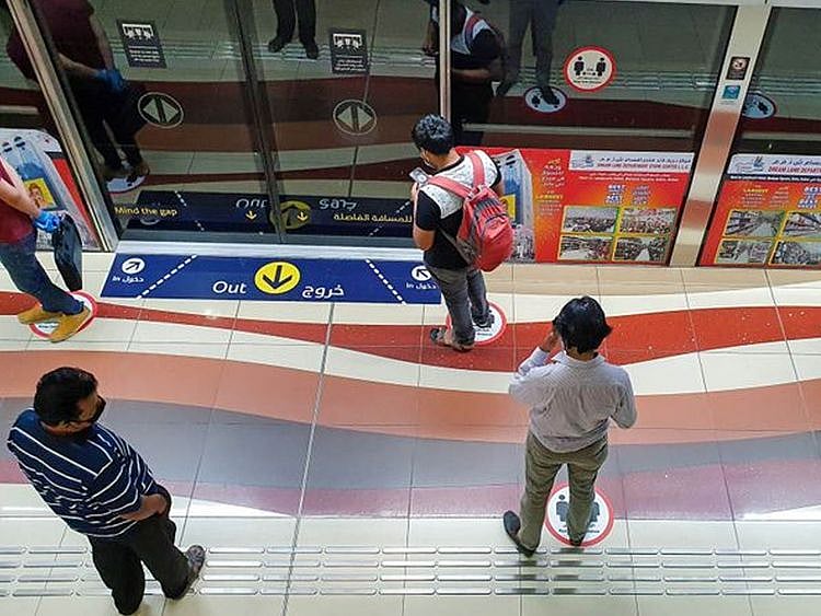 Dubai Metro fines