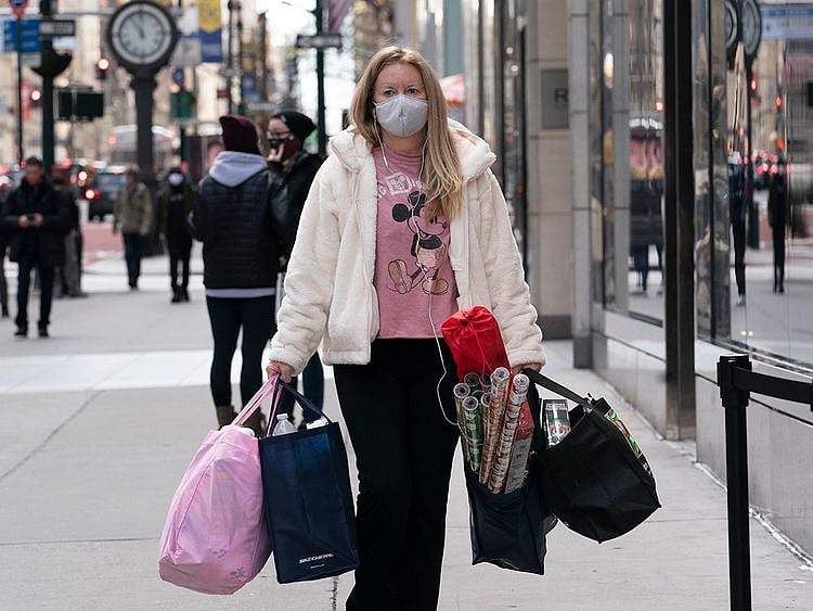 Stock US economy retail