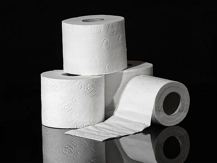 STOCK toilet paper rolls