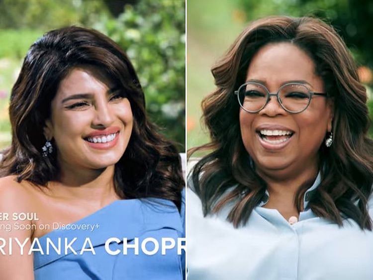 Priyanka Chopra and Oprah Winfrey