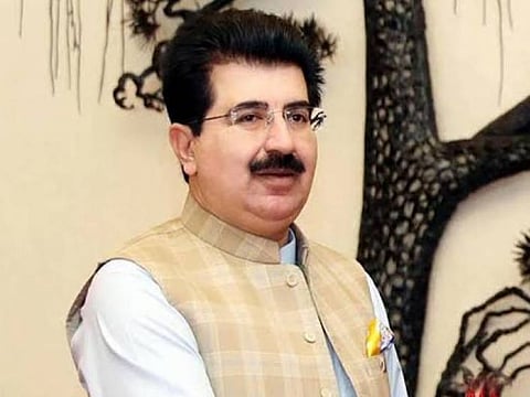 The ruling coalition’s candidate, Sadiq Sanjrani, won another term as the Senate chairman on Friday.