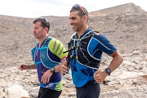 Joao Arteche ran 100km in Ras Al Khaimah's Hajar mountains in 16 hours as part of the UAEMANchallenge 2021.