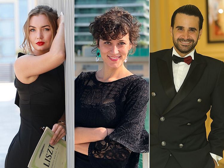 Pianist Jelena Matvejevskaja, Soprano Ana Kovacevic and Tenor Joseph Terterian