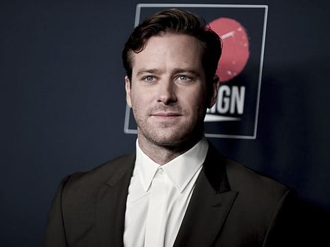 Armie Hammer attends the 13th Annual Go Gala on Nov. 16, 2019, in Los Angeles.