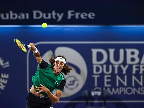 Qualifier Lloyd Harris was on a giant-killing free in Dubai this week to make the men's final.
