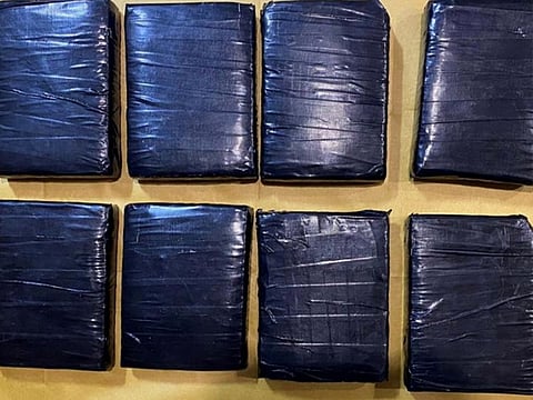 Bundles of cannabis seized from a storeroom in a residential unit in the vicinity of McNair Road, Singapore in a CNB operation.