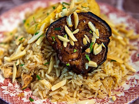 Guide to Palestinian maqlubeh (upside-down rice and chicken)