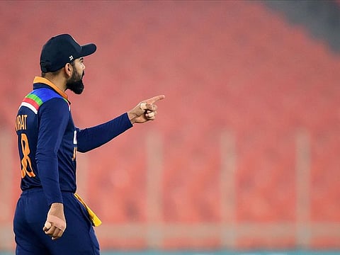 Virat Kohli led India to a T20 series win over England