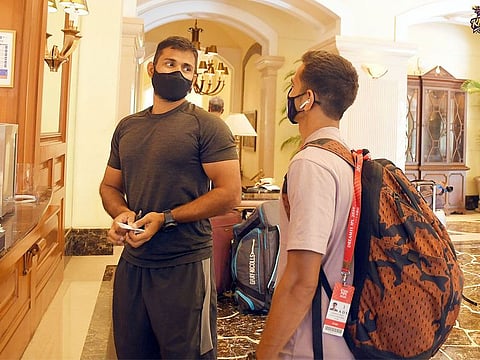 Kolkata Knight Riders players arrive for quarantine