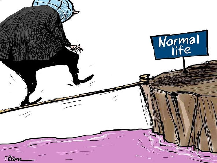COVID: Normal life disrupted