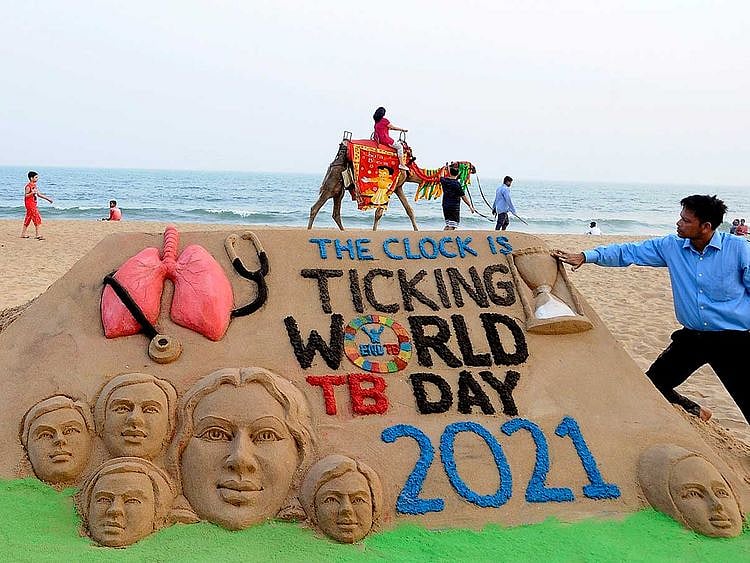 Sand art TB tuberculosis