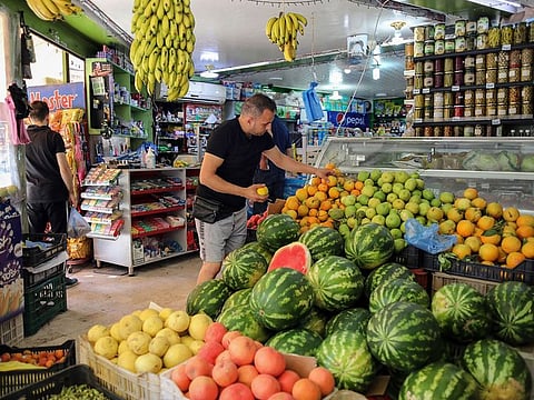 Lebanon's  annual inflation rate reached a record high and food prices soared by around 400% in December, highlighting the dramatic impact on consumers and businesses of the country's worst financial crisis in decades.