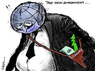 Toon: World battles COVID-19 related economic downturn 