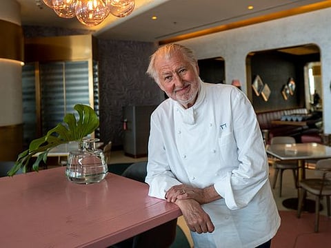 French Michelin Star Chef Pierre Gagnaire in Dubai at his Bistro & Bar 