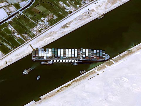 Photos: Egypt races to dislodge giant vessel Ever Given blocking Suez Canal