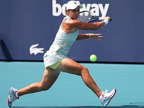 World No.1 Ash Barty was unstoppable as she  fired 27 winners on way to her semi-final win over Elina Svitolina on Thursday.