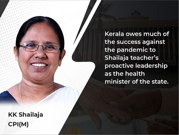 KK Shailaja Poll main