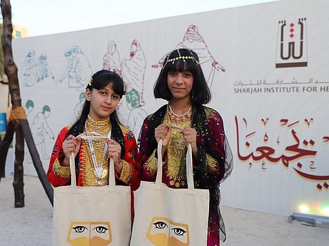 At the Heart of Sharjah, children dressed in traditional attire thronged the Children’s Village.