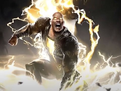 Dwayne ‘The Rock’ Johnson as Black Adam.