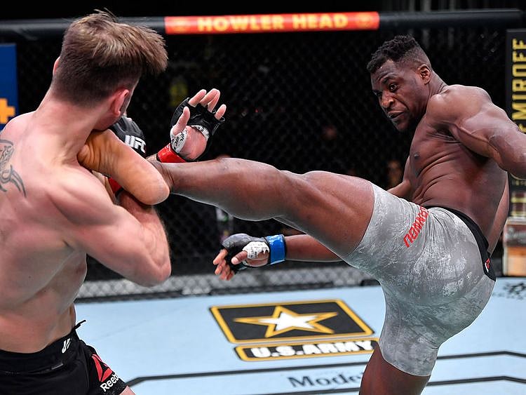 Francis Ngannou fights Stipe Mio0cic at UFC 260