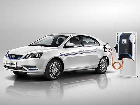 The Geely Emgrand EV. Just as Tesla aims to create an aura and lifestyle around its brand, so too does Geely wish to snare consumers and convert them with Zeekr branded lifestyle merchandise.