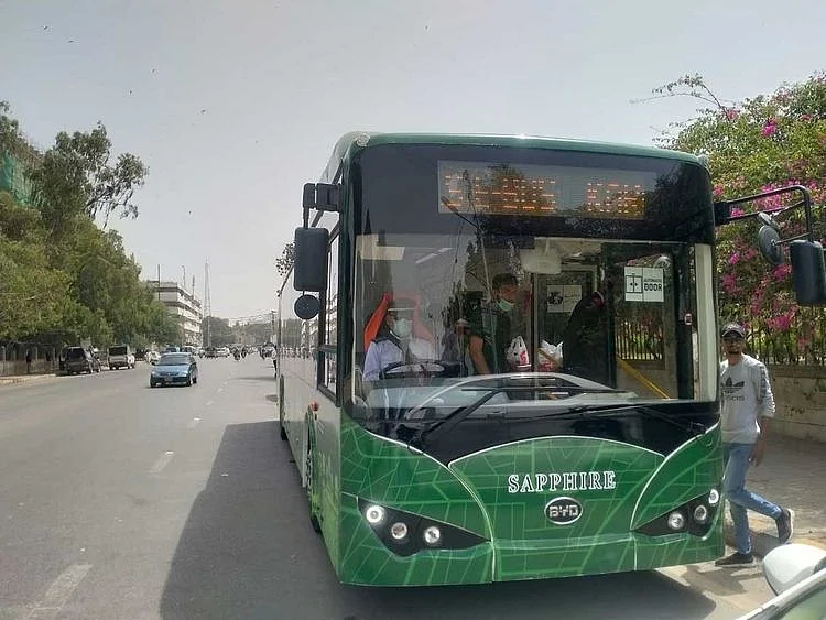 Karachi Pakistan electric bus 