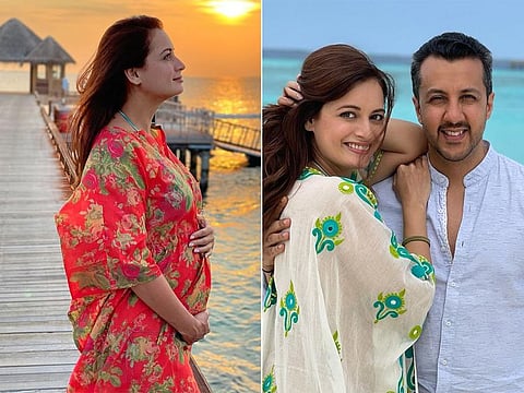 Dia Mirza announced her pregnancy on Instagram. This will be her first child with husband Vaibhav Rekhi.