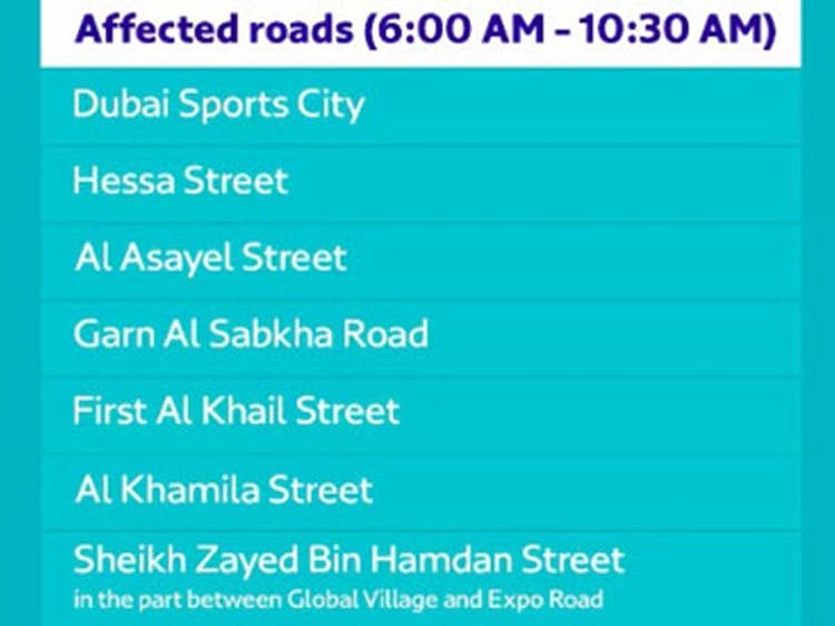 Road closure