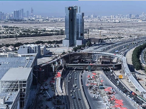 The roads and bridges leading to Al Khail Avenue project covers the construction of roads extending 2,153 metres and three bridges stretching 1,250 metres.