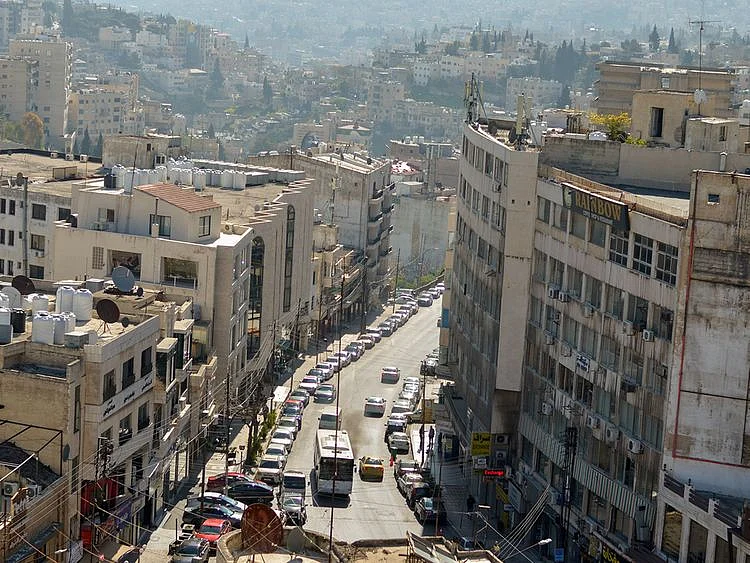 Stock Jordan skyline Amman